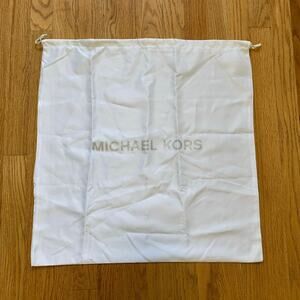 Michael Kors XL Dust Bag White EUC